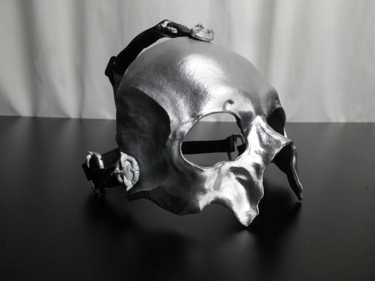 Ghost Mask: Handmade Venetian Skull Mask - Cosplay, Halloween