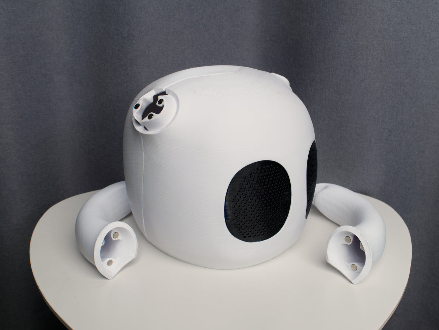 Little Ghost Mask, Knight Cosplay, Mask and nail combo, Halloween Mask