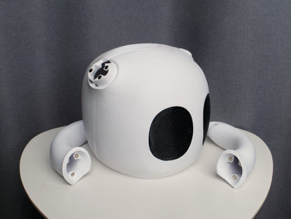 Little Ghost Mask, Knight Cosplay, Mask and nail combo, Halloween Mask