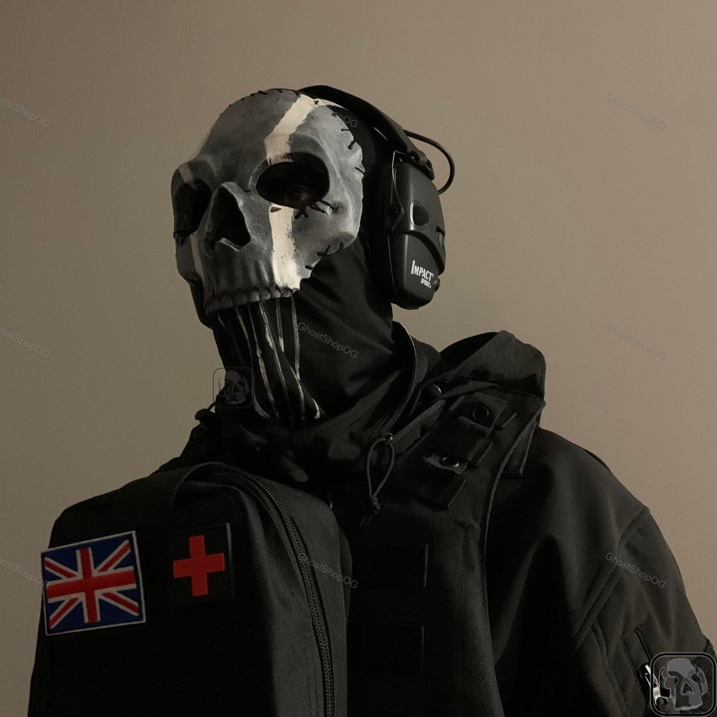 Masque intégral de Ghost - Cosplay du masque d'opérateur Ghost V1