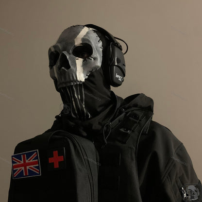 Masque intégral de Ghost - Cosplay du masque d'opérateur Ghost V1