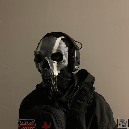 Masque intégral de Ghost - Cosplay du masque d'opérateur Ghost V1