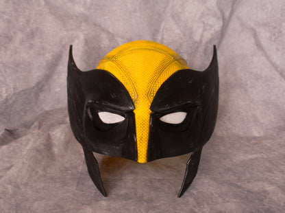 Masque et casque de Wolverine, accessoire de cosplay réaliste, parfait pour un costume d'Halloween