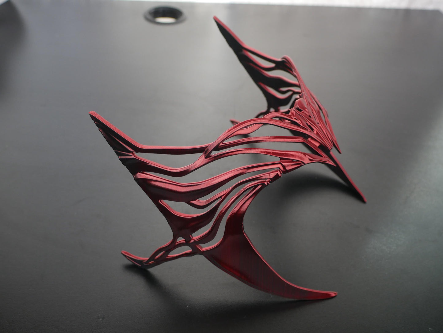 Couronne de la Sorcière Rouge Dégradé Rouge