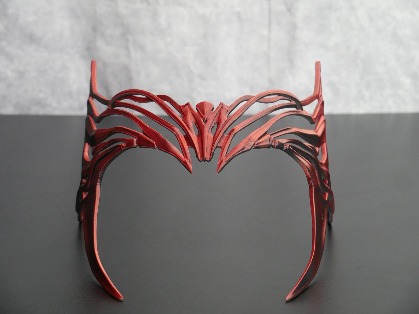 Couronne de la Sorcière Rouge Dégradé Rouge