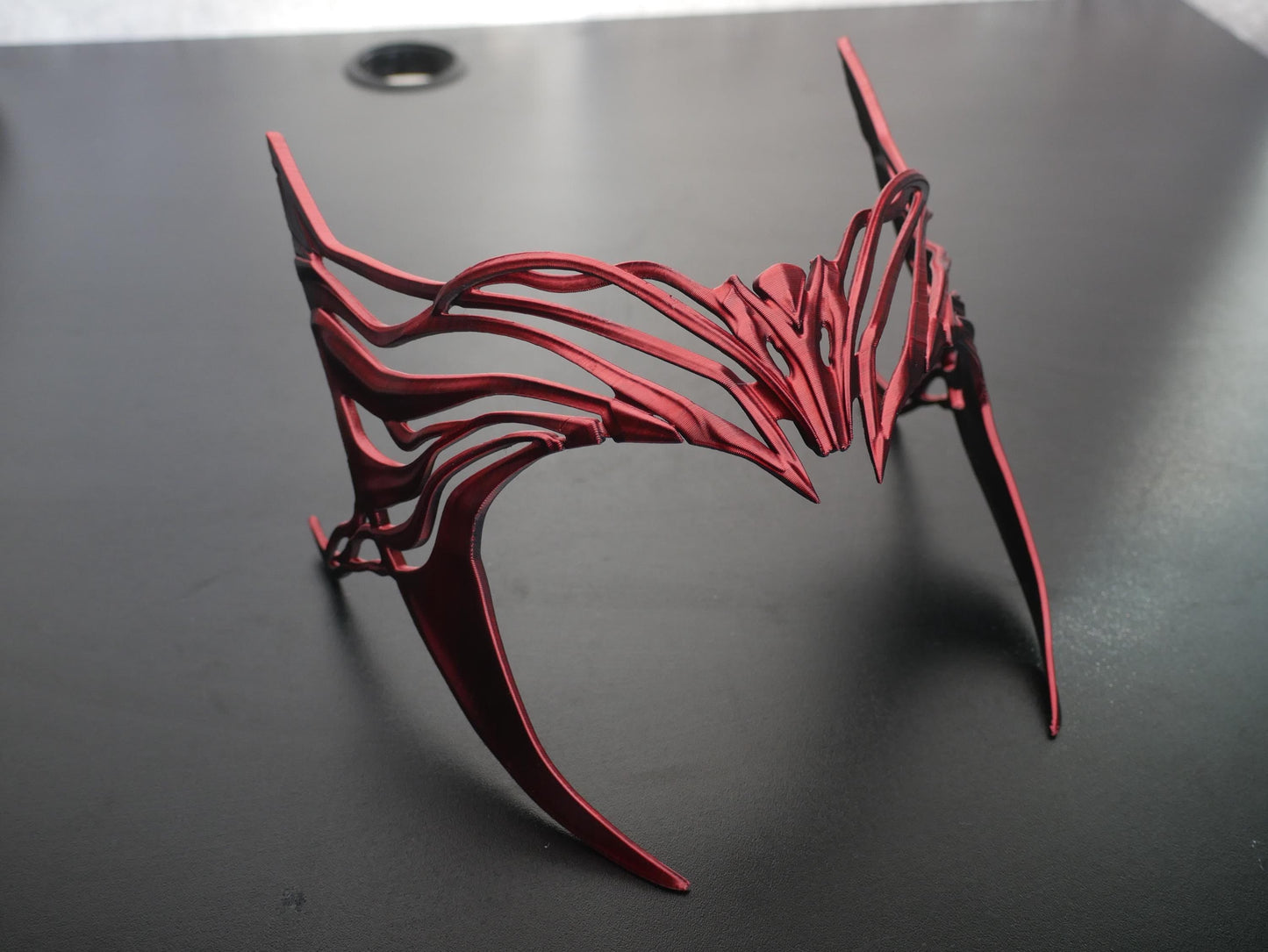 Couronne de la Sorcière Rouge Dégradé Rouge