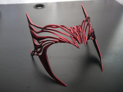 Couronne de la Sorcière Rouge Dégradé Rouge