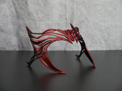 Couronne de la Sorcière Rouge Dégradé Rouge