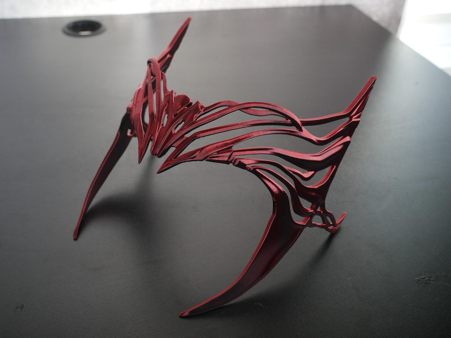 Couronne de la Sorcière Rouge Dégradé Rouge