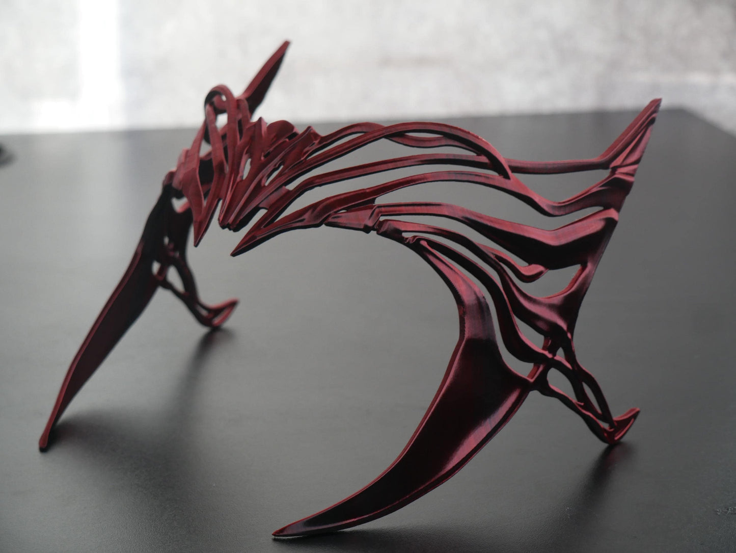 Couronne de la Sorcière Rouge Dégradé Rouge