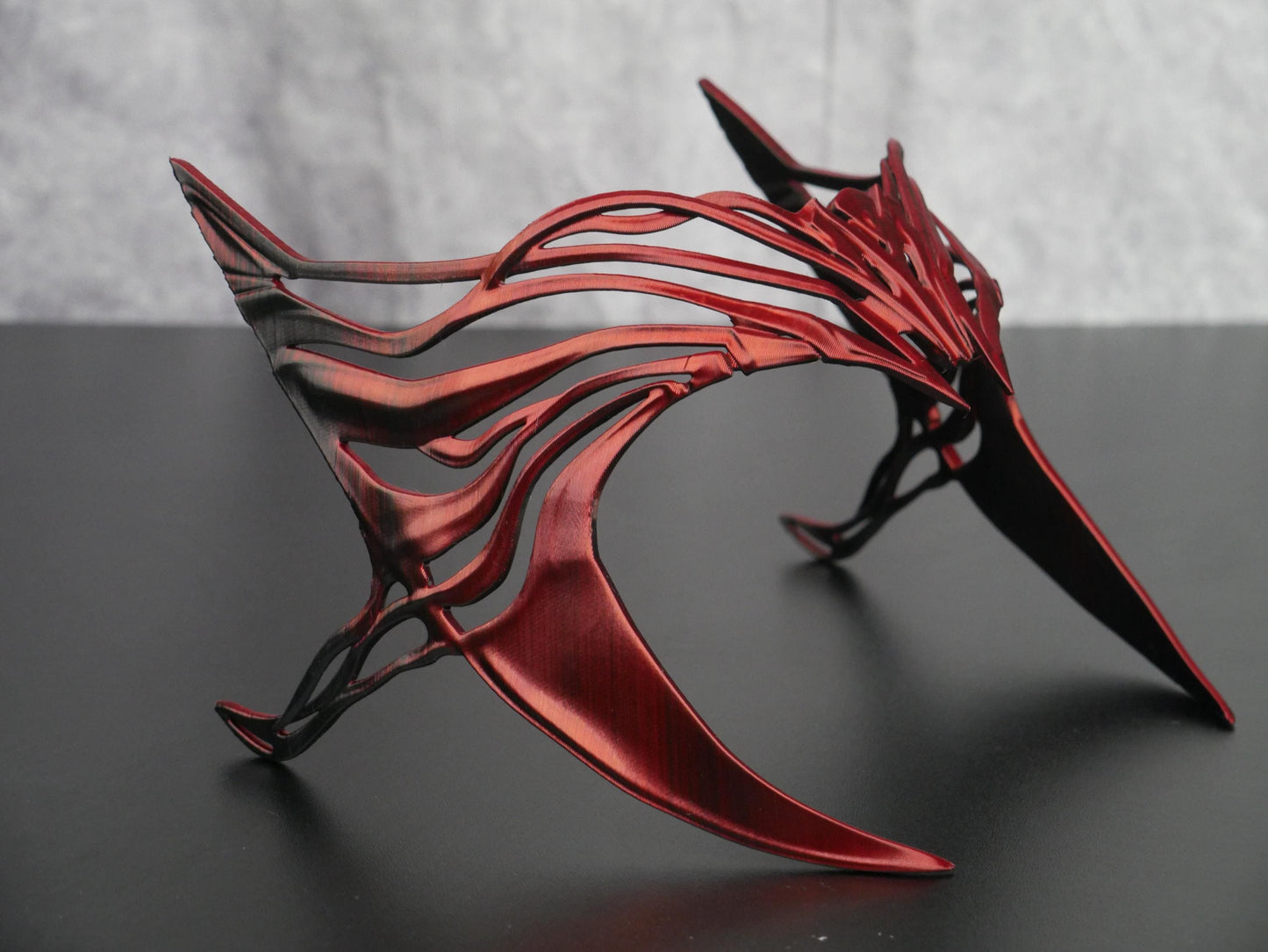 Couronne de la Sorcière Rouge Dégradé Rouge