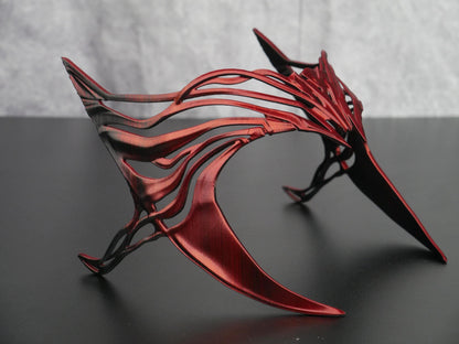 Couronne de la Sorcière Rouge Dégradé Rouge
