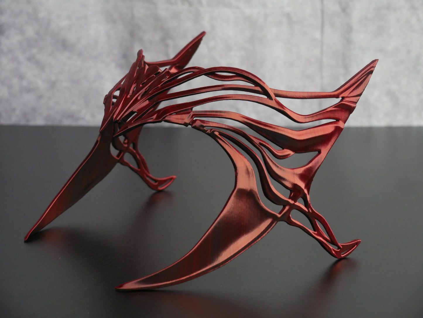 Couronne de la Sorcière Rouge Dégradé Rouge