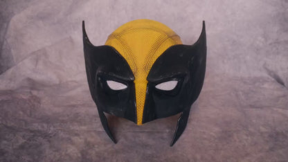 Masque et casque de Wolverine, accessoire de cosplay réaliste, parfait pour un costume d'Halloween